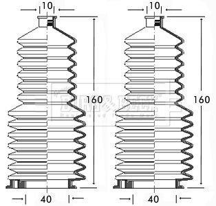 BORG & BECK Paljekumisarja, ohjaus BSG3103